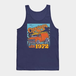 Retro Van Custom Made 1972 Dad's Birthday Vintage Tank Top